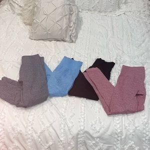 Seamless Contour Leggings Bundle of 4